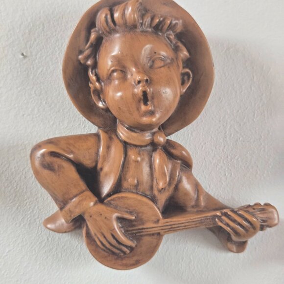 3/$45🥳 Vintage Mid-Century Modern Syroco Wall Plaques – Hand Carved - Picture 5 of 6